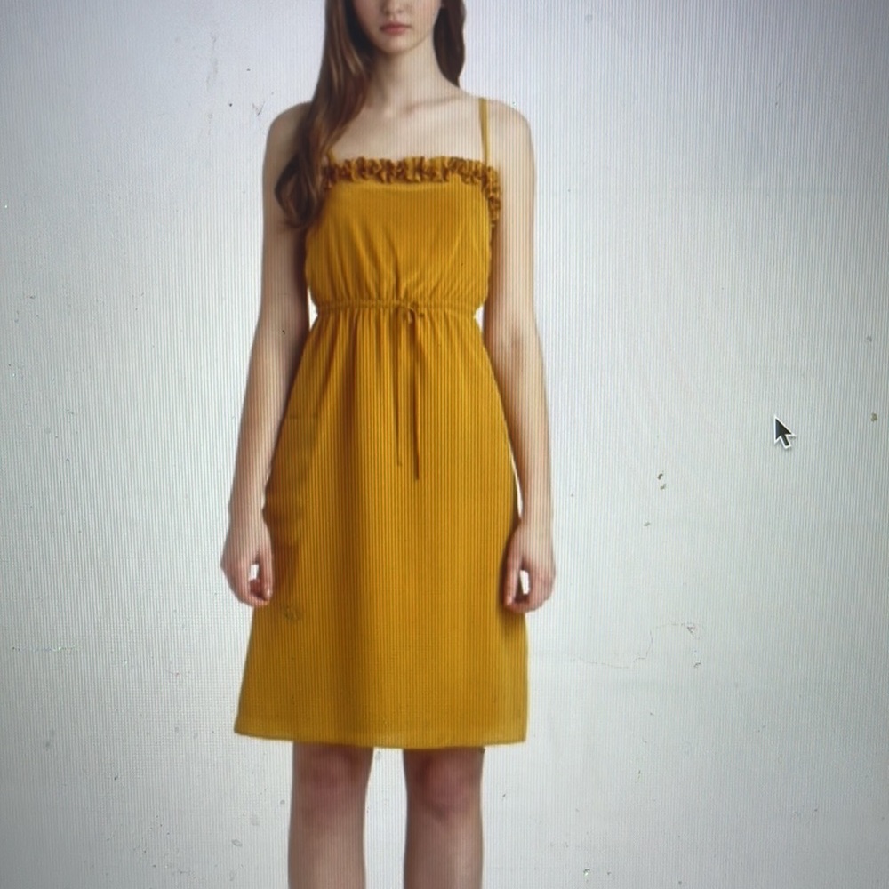 Marc Jacobs Dress Toe Waist Slip Silk Dress with side pocket detailing